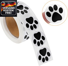 500 Stück Sticker Rolle Hunde