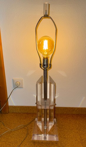 Acryl tischlampe lampenfuß - acryl,