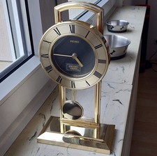 Seiko Quartz Pendeluhr QPW138G - Tisch-/Manteluhr - sehr guter Zustand - Vintage