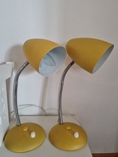 Tischlampe Mid Century Gelb