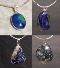 Unikat Edelstein Anhänger mit