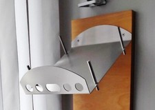 Broschüren Wandhalter A4 Edelstahl Prospektständer Prospekthalter Wandmontage