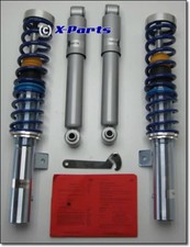 JOM Gewindefahrwerk Peugeot 206 SW RC CC + 2 Rohr Gasdruckdämpfer + Gutachten