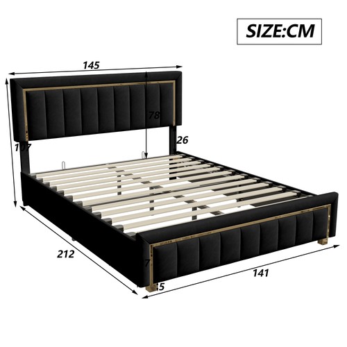 Polsterbett doppelbett 140x200 - polsterbett-doppelbett,