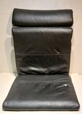 Sitzauflage IKEA Poäng Polster Sitzkissen Leder Schwarz 