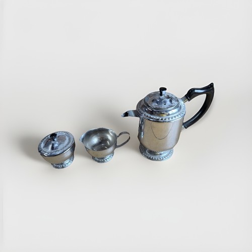 Vintage kaffee set versilbert - vintage,