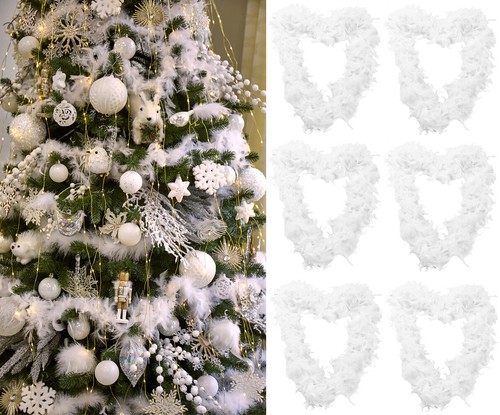 Weihnachtsbaum weiß feder - weihnachtsbaum,