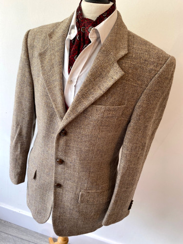 Harris tweed herren beige - tweed,