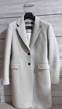 Zara Damen Mantel Beige