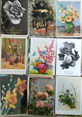 100 lot glückwunsch blumen - 100,