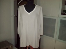Cecil  Maritime Tunika Schlupfbluse Gr. XL  in beige / grau