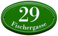 Emaille-Namensschild-170 x 100