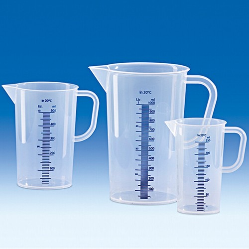 Messbecher erhabene blaue - pp,,