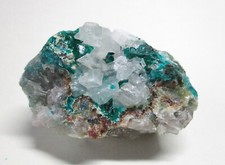 +++ Dioptas xx, Calcit -- Omaue Mine, Kaokoveld, Namibia +++