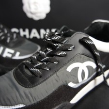 CHANEL SNEAKER SCHWARZ WEISS /