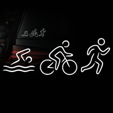 Triathlon  Aufkleber Auto