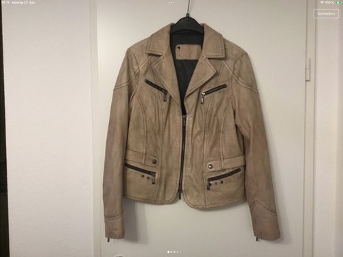 Lederjacke beige von - beige,