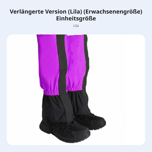 Wasserdichte outdoor gamaschen - wasserdichte, outdoor-gamaschen