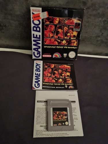 Wwf raw gameboy - wwf,