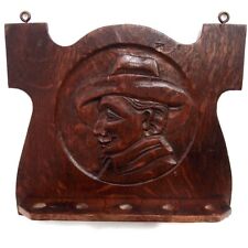 Pfeifenhalter für 5 Pfeifen Holz Wandregal Pfeifenständer 30s whistle holder alt