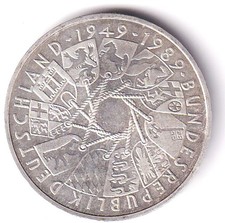 10DM Silbermünze