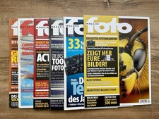 Fotografie Magazin Konvolut: 6 x FOTOMAGAZIN, 2015, 2016, 2017