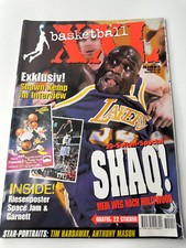 XXL Basketball NBA Magazin Nr. 19 SHaquille O'Neal Shawn Kemp LA Lakers Hawks
