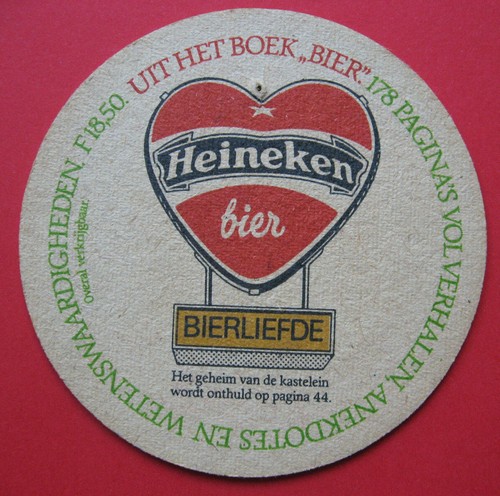 Alter bierdeckel heineken - heineken, bier