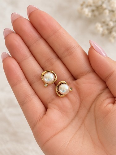 Ohrstecker 585 gelbgold echte - gelbgold,
