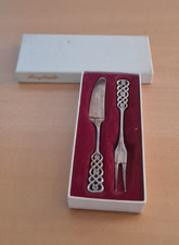 David Andersen Besteck Set Gabel Buttermesser Silber 830
