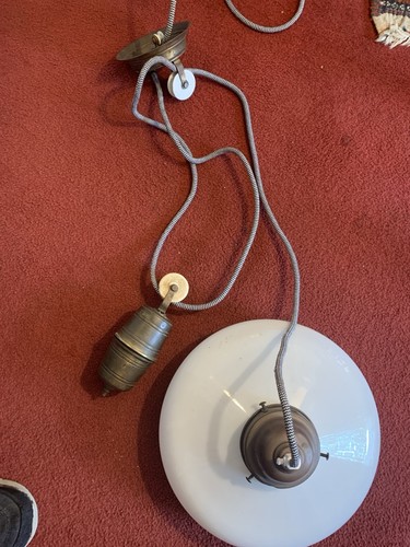 Hängelampe mit messing zug - hängelampe,