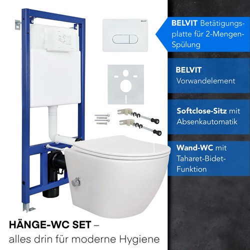 Spülrandlos hänge - hänge, wc