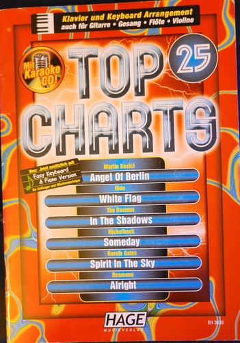 Top charts inkl karaoke cd - charts, inkl.