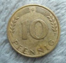 Dachboden Fund 10 Pfennig 1970 Jahr