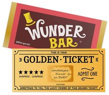Rubbelkarte golden ticket - rubbelkarte,