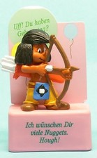 YAKARI Viereck Sockel mit Karte SCHLEICH : Kleiner Dachs VIELE NUGGETS HOUGH