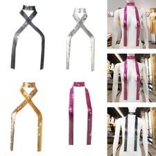 Pailletten Hals Krawatte Schal Leichte Mode Strass Krawatte Halstuch Frauen