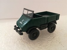Wiking 870 01 21 Unimog U411 Cabrio Pritsche grün, 1:87 H0, neuwertig