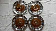 Mercedes Radkappen chrom 14` W123 W116 W115 W114 W111 W110 107 SL + Klammern