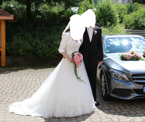 Brautkleid linie gr 38 - brautkleid, in