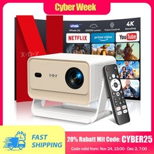 XGODY 25000 lumen LED Projektor WiFi Android 4K Video Beamer Heimkino Autofokus