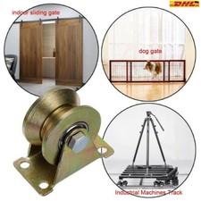 4er Hochlast Laufrolle Schiebetor Rolltür Rolltor Hohlkehle Schiebetür Torrolle