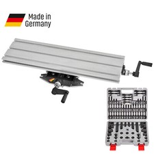 WABECO Koordinatentisch K600 mit Spannpratzen Satz Kreuztisch Bohrtisch