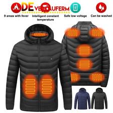 9-Zonen-Heiz Mantel Warm Hoodie Beheizte USB Elektrische Beheizbare Heizjacke