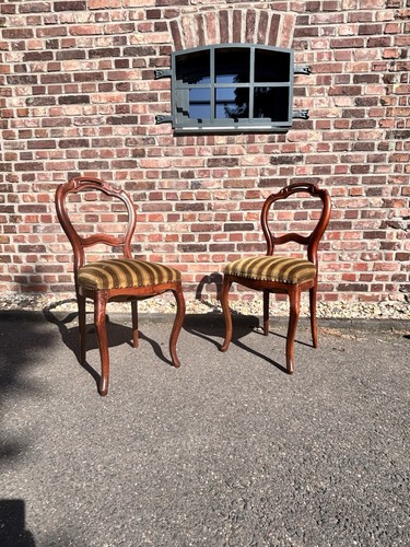 Antiker salonstuhl mahagoni - 2x,