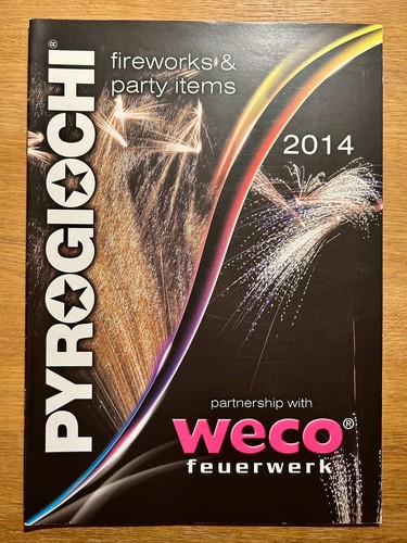 Alter weco feuerwerk katalog - weco,