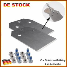 Spachtelmeißel SDS-Plus 250x100mm Ersatzklinge 2er Set