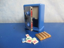 blauer Safe Tresor Geld und
