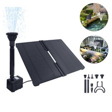 20W Solar Pumpe Springbrunnen Fontäne Springbrunnenpumpe Teichpumpe Gartenteich