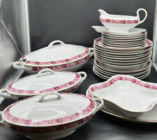 seltenes Zollfrank Porzellan Service TAFELSERVICE Speiseservice Rosendekor